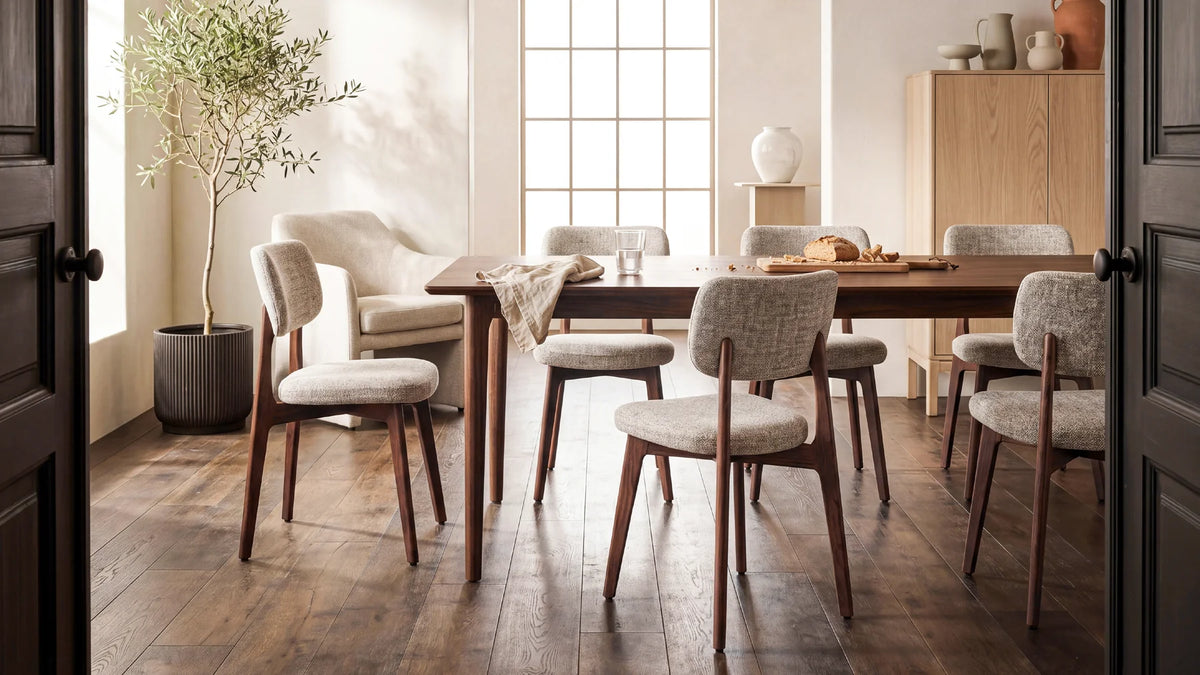 COLAMY HALO Prime OEKO-TEX® Certified Upholstered Dining Chair