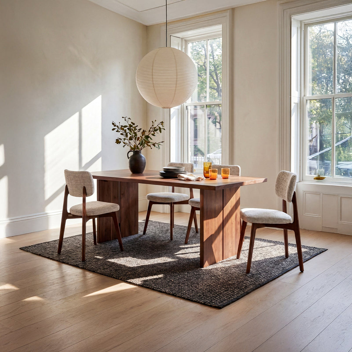 COLAMY HALO Prime OEKO-TEX® Certified Upholstered Dining Chair