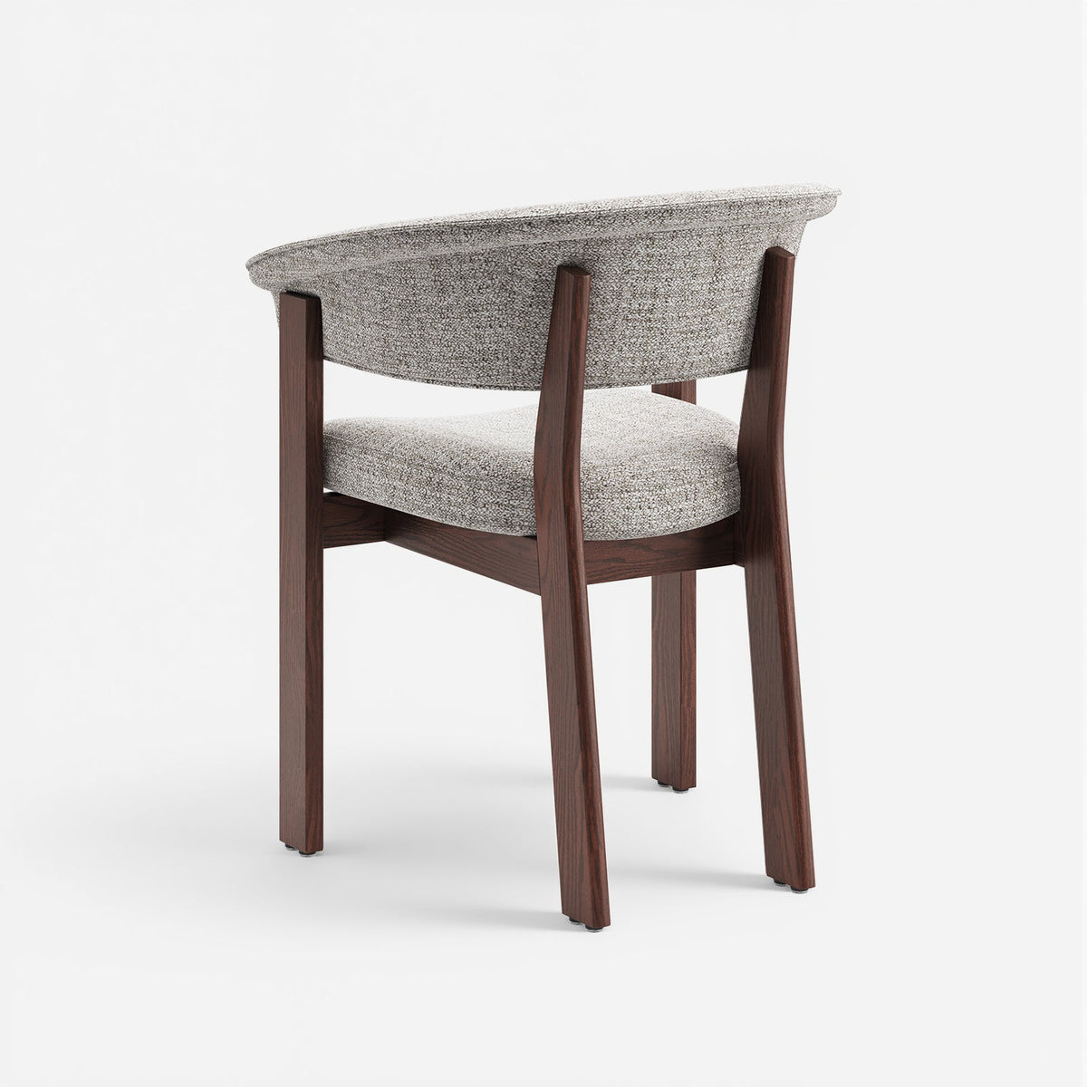 COLAMY HALO Luxe Fully Assembled Upholstered Dining Chair